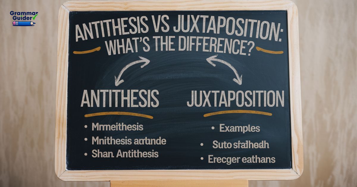 Antithesis vs Juxtaposition: What’s the Difference?