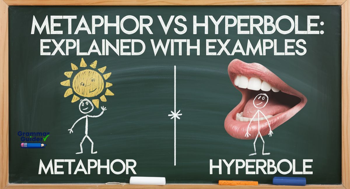 Metaphor vs Hyperbole: Explained with Examples