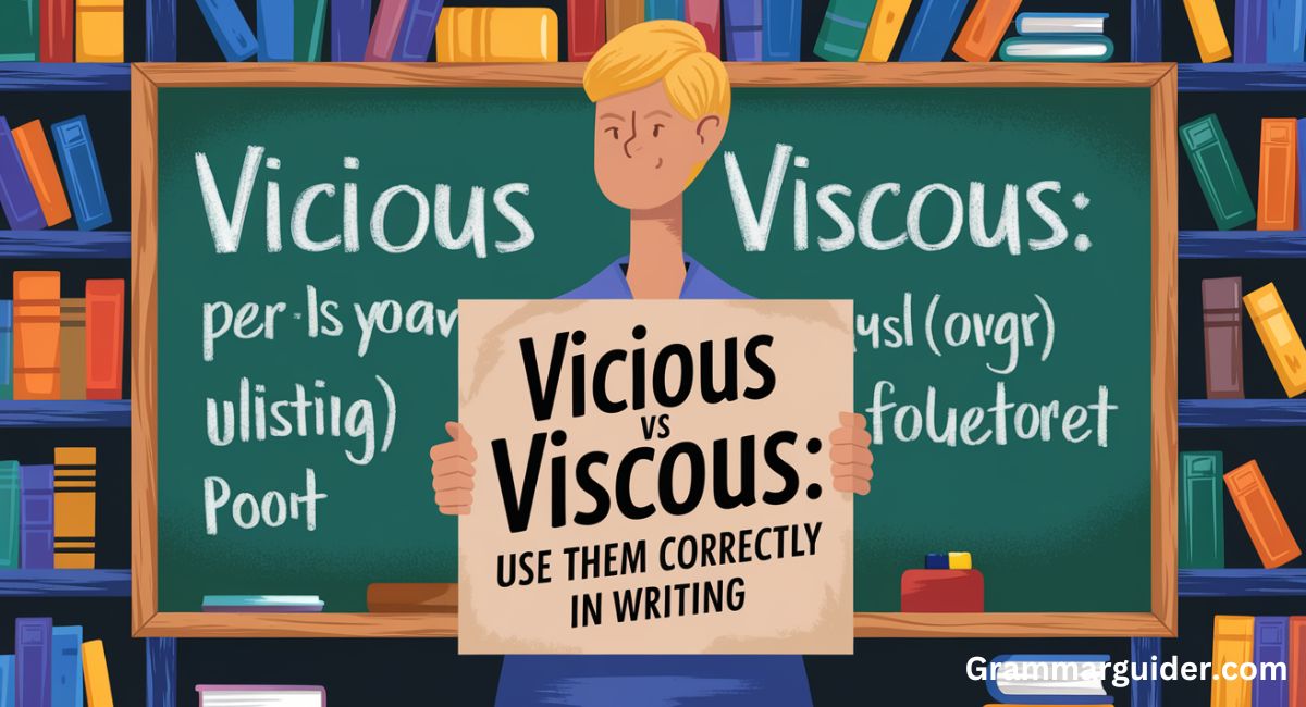 Vicious vs Viscous: Use Them Correctly in Writing