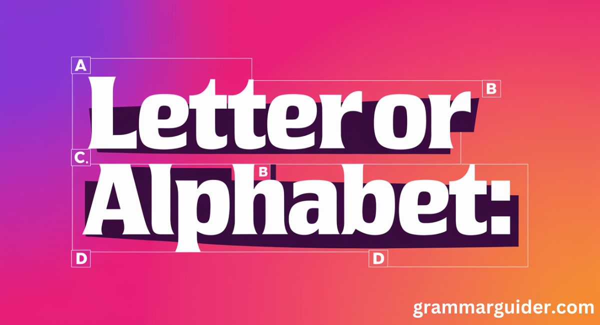 Origins of the Terms “Letter” and “Alphabet”