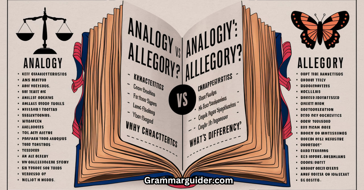 Analogy vs Allegory What's the Difference