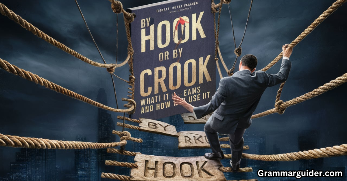 By Hook or By Crook What It Means and How to Use It