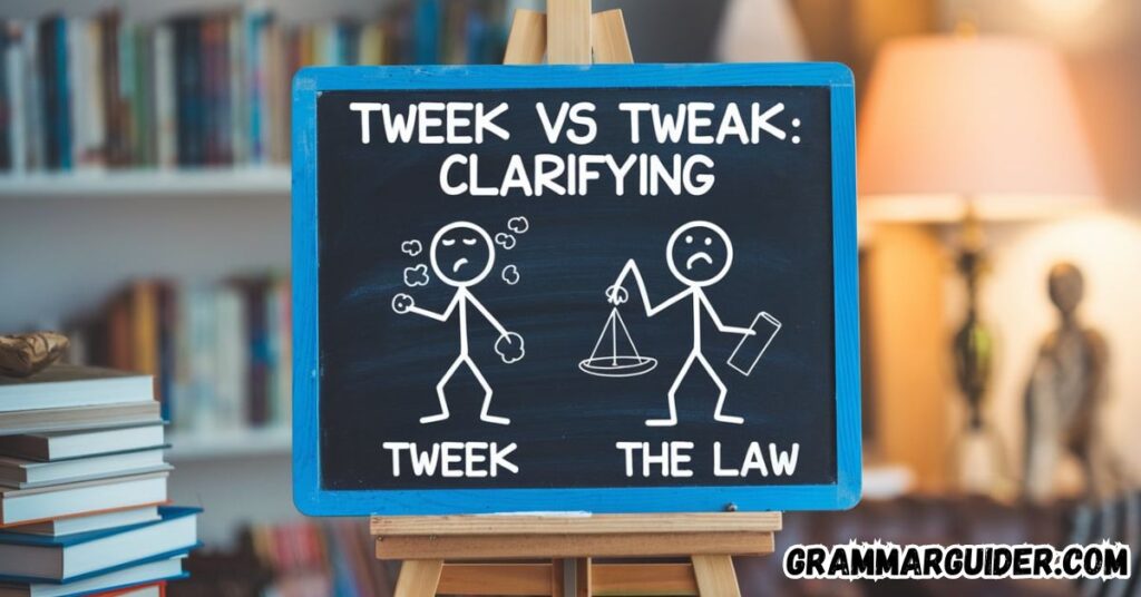 Tweak vs Tweek A Closer Look at Common Confusions