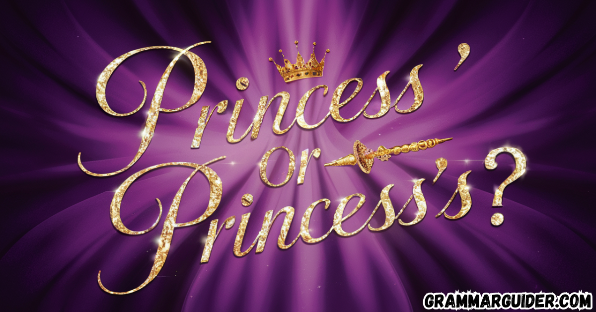 Understanding "Princess’ or Princess’s?"