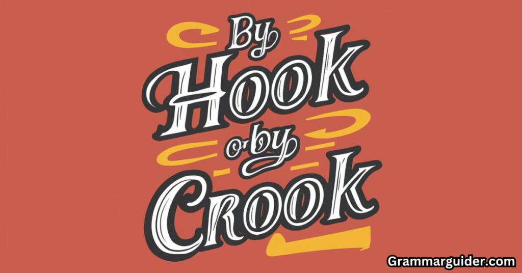 What Does By Hook or By Crook Mean