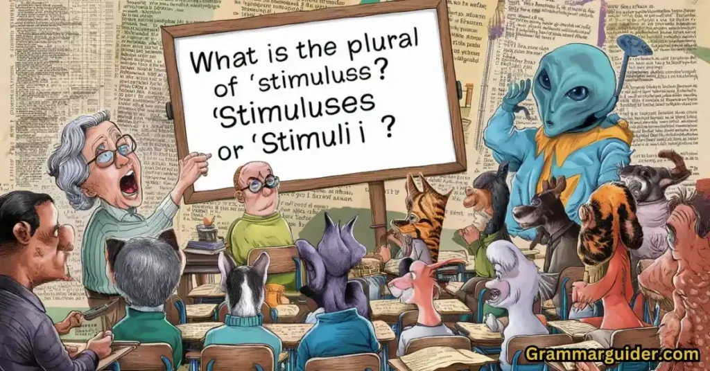 Why Not 'Stimuluses'?