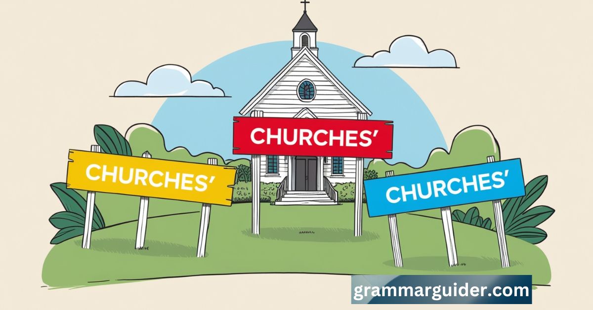 Church’s, Churches’ or Churches Understanding Possessive Forms