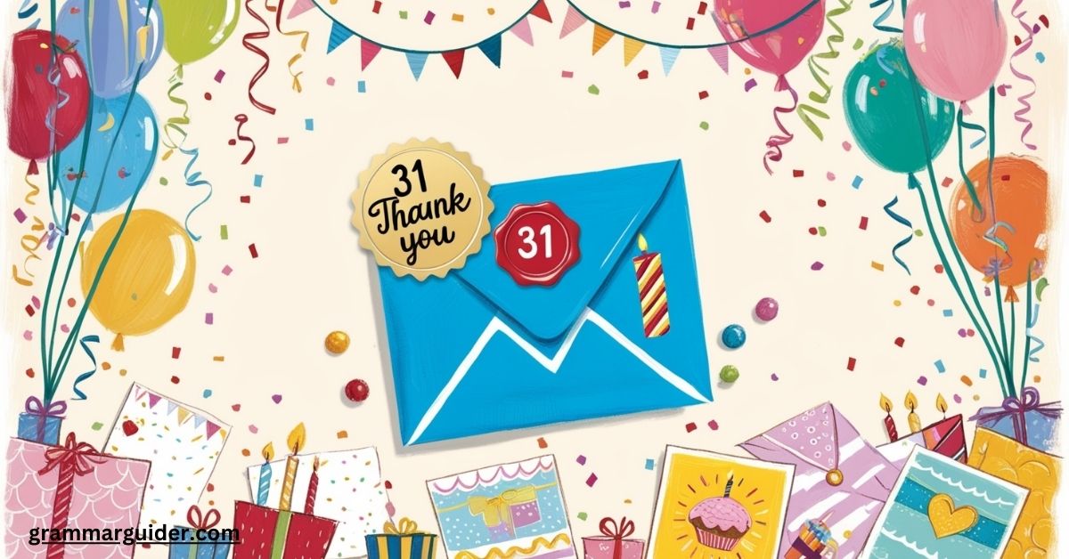 31 Thank You for Inviting Me to Your Birthday Party Messages