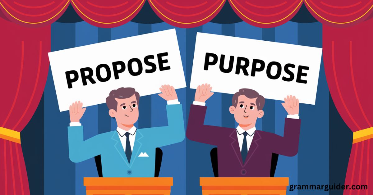 Propose vs. Purpose Which Word Should You Use