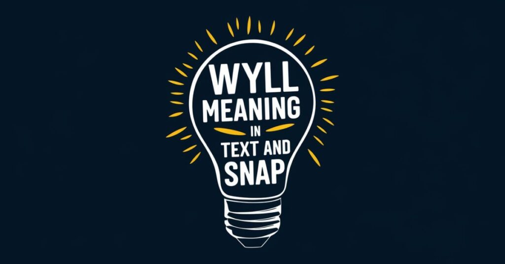 what does wyll mean in texting