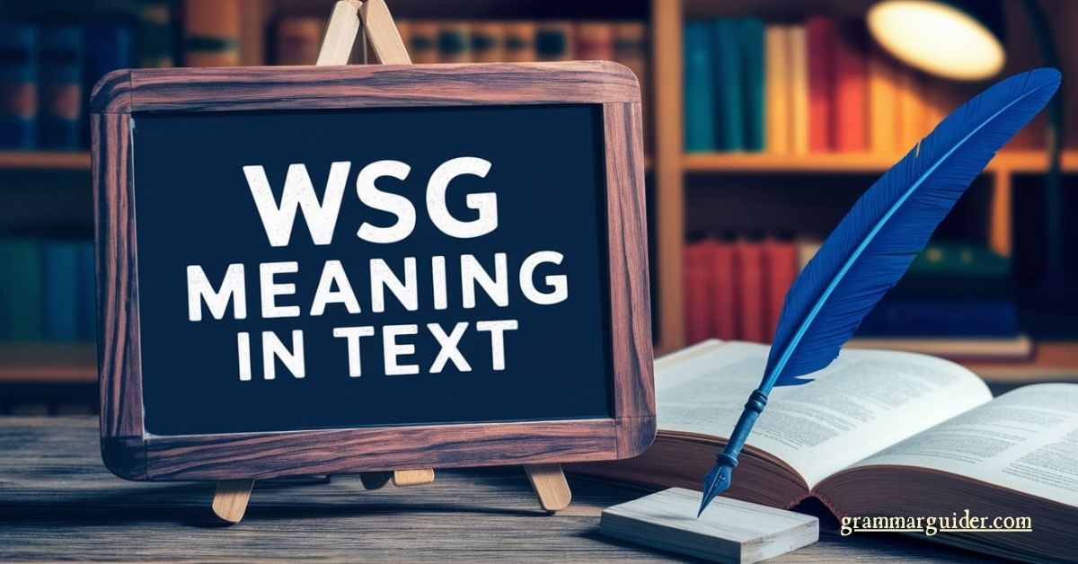 wsg meaning in text