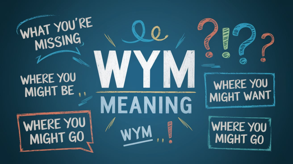 wym meaning in text

