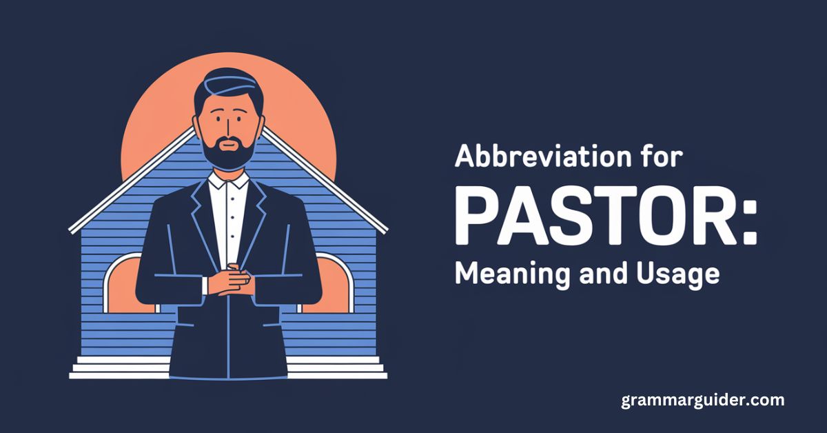 pastor abbreviation